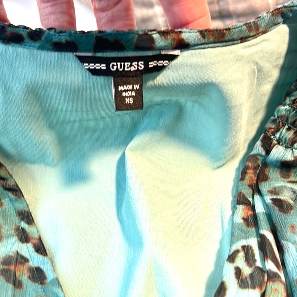 NWT, GUESS,Laureen Dress SMART ECO-Friendly Collection,Slimming,Ruched, Size XS - Picture 8 of 15